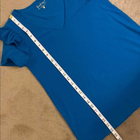 LILY PULITZER SAMIRA TOP TIDAL WAVE - Picture 7 of 9